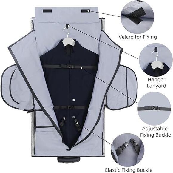 Foldable Travel Garmet Bag - Picture 4 of 7